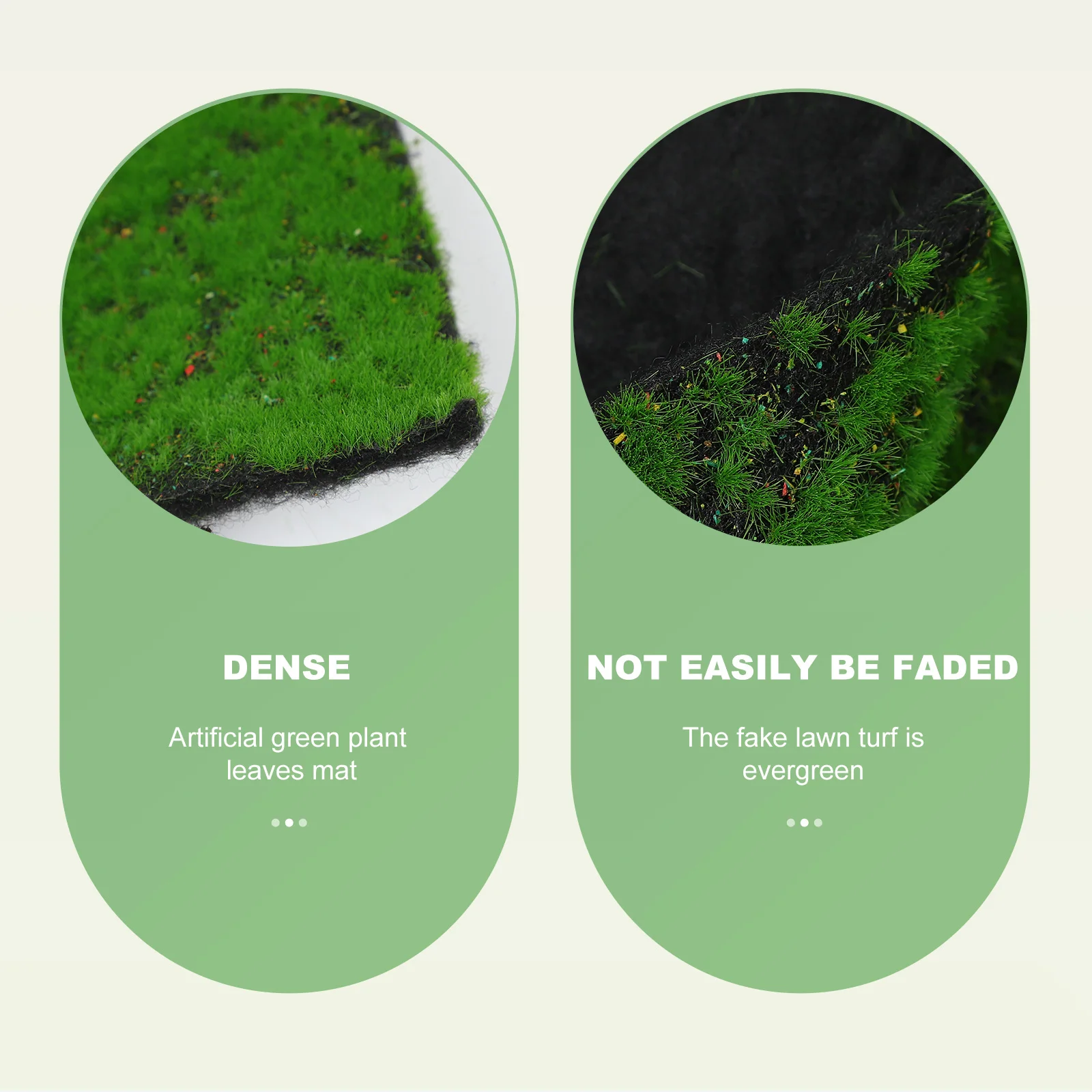 

Artificial Moss Mat Simulation Green Plants Lifelike Faux Moss for Indoor Outdoor Home Office Garden Decoration