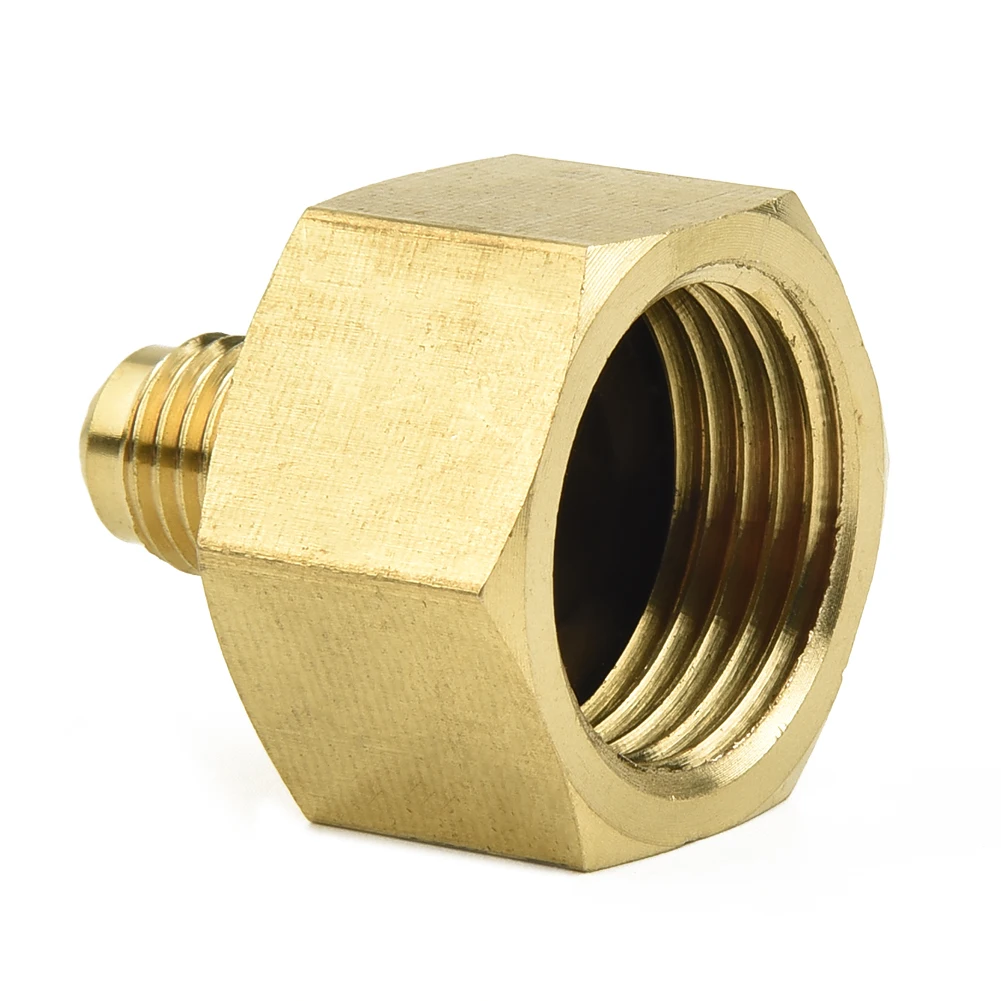 1 Pc Car Air Conditioner Adapter Refrigerantion Bottle Vacuum Pump Adapter Fit For R134A W21.8 To W21 To 1/4'' SAE 32mm - view 5
