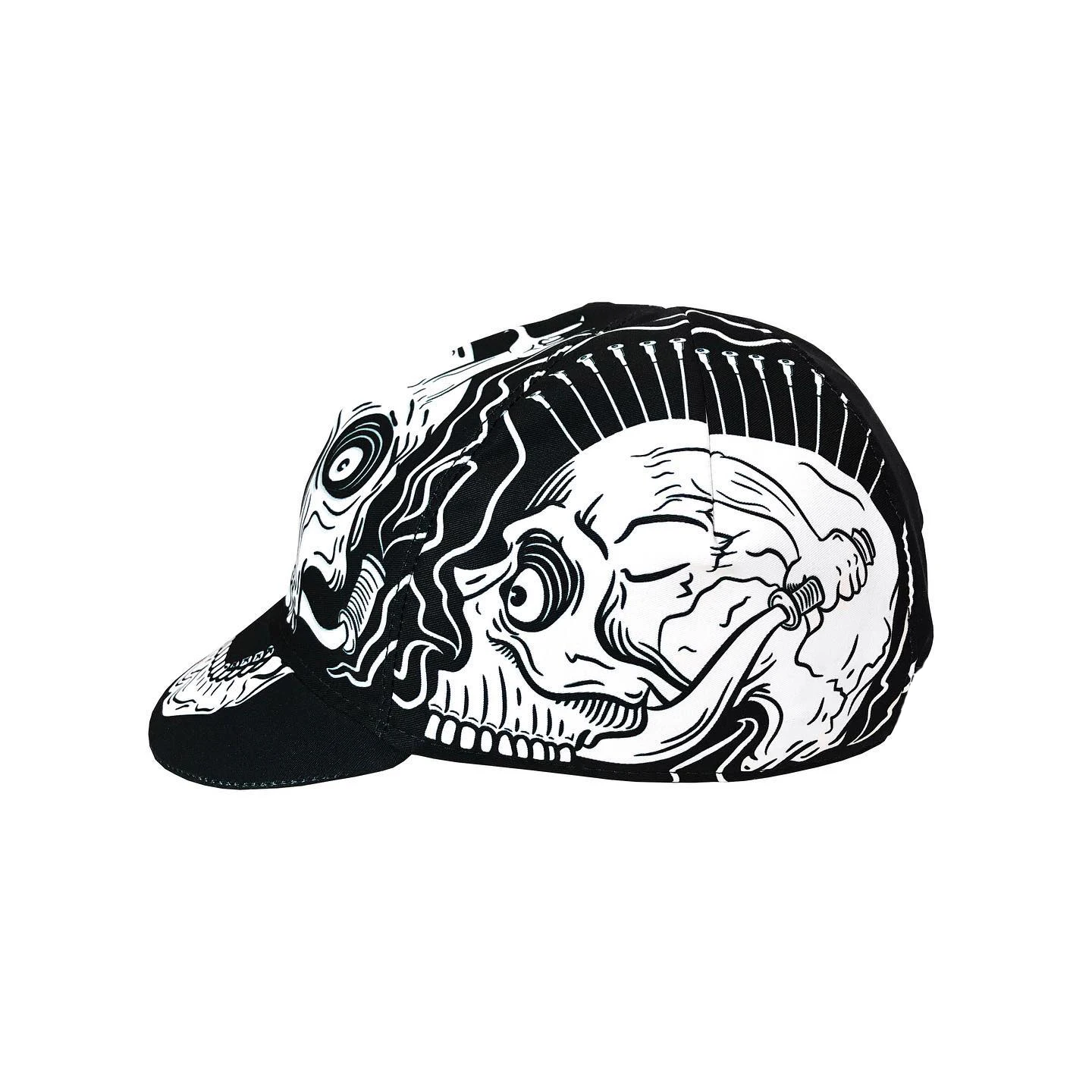 Skull Cycling Caps Skeleton Bike Hat One Size Fits Most