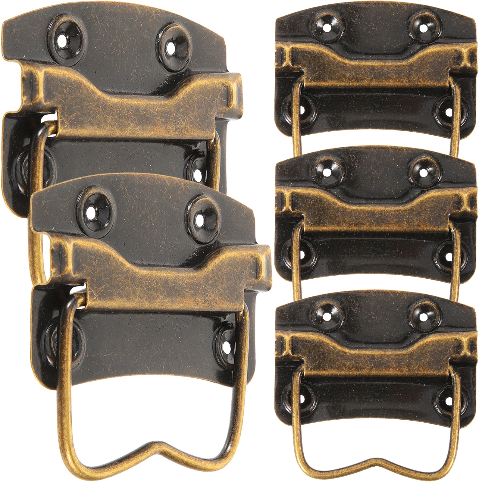 5 Pcs Vintage Wooden Box Handle Luggage Handle Lifting Handle For Wooden Chest Cabinet Box Iron Handle Pulls 7.3x4.3x4 Cm
