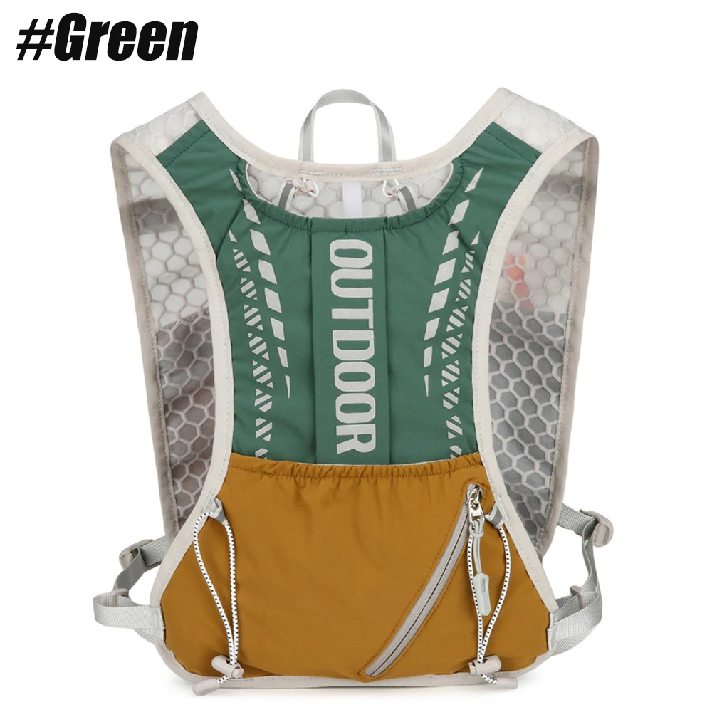 

1 шт., жилет для гидратации для бега, светоотражающий велосипедный рюкзак, велосипедные сумки, спортивные сумки на открытом воздухе, альпинизм, пеший туризм, MTB, дорожный велосипед, гидратация