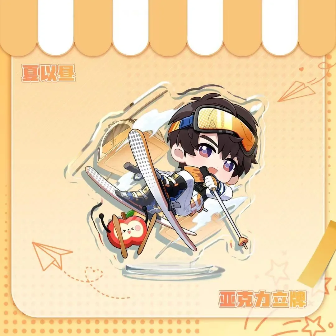 ゲーム愛とディープスペーススタイラスラファエルケイレブザビエルゼインスケートボードアクリルフィギュアスタンドモデルデスクディスプレイスタンディング展示品