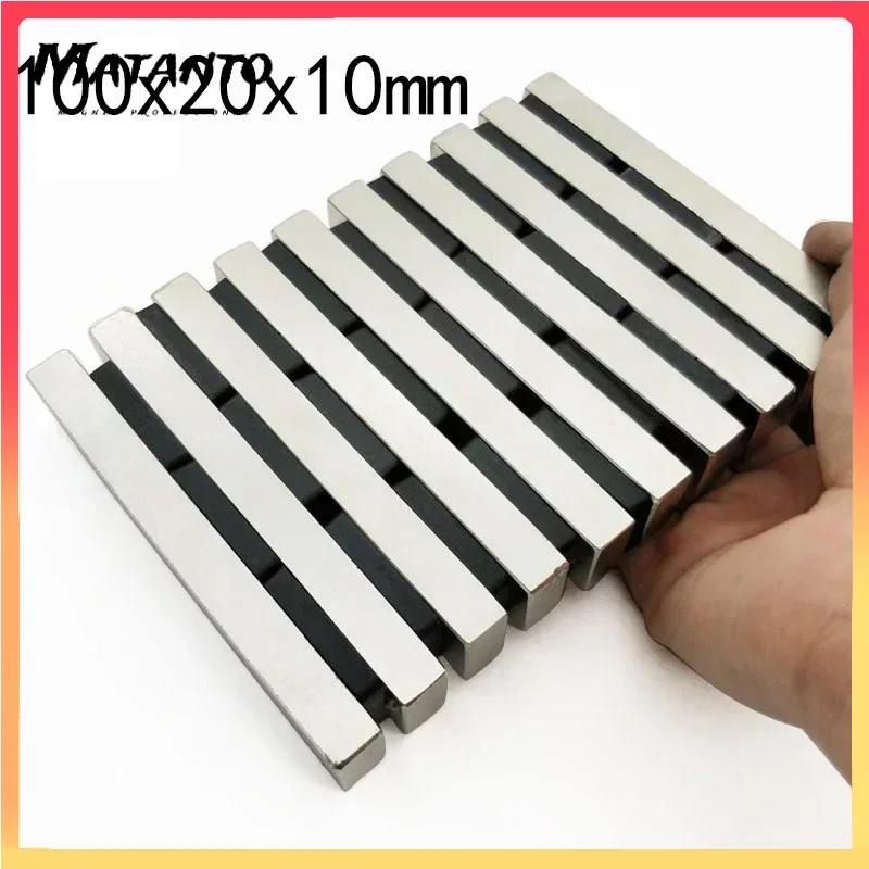 100x20x10mm Powerful Block Magnets N35 Super Neodymium Magnet Permanent NdFeB Magnets 100*20*10 Mm