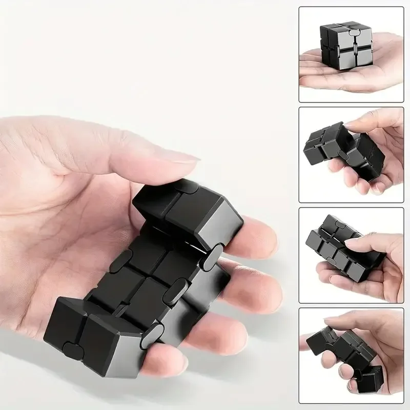 1PC Portable Infinite Rubik's Cube To Work Anytime, Anywhere Can Play Children's Educational Toys Unlimited Flip