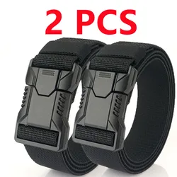 Cinturones tácticos versátiles para hombre, diseño duradero y ajustable, para caza al aire libre y entusiastas de los deportes, 2 uds.