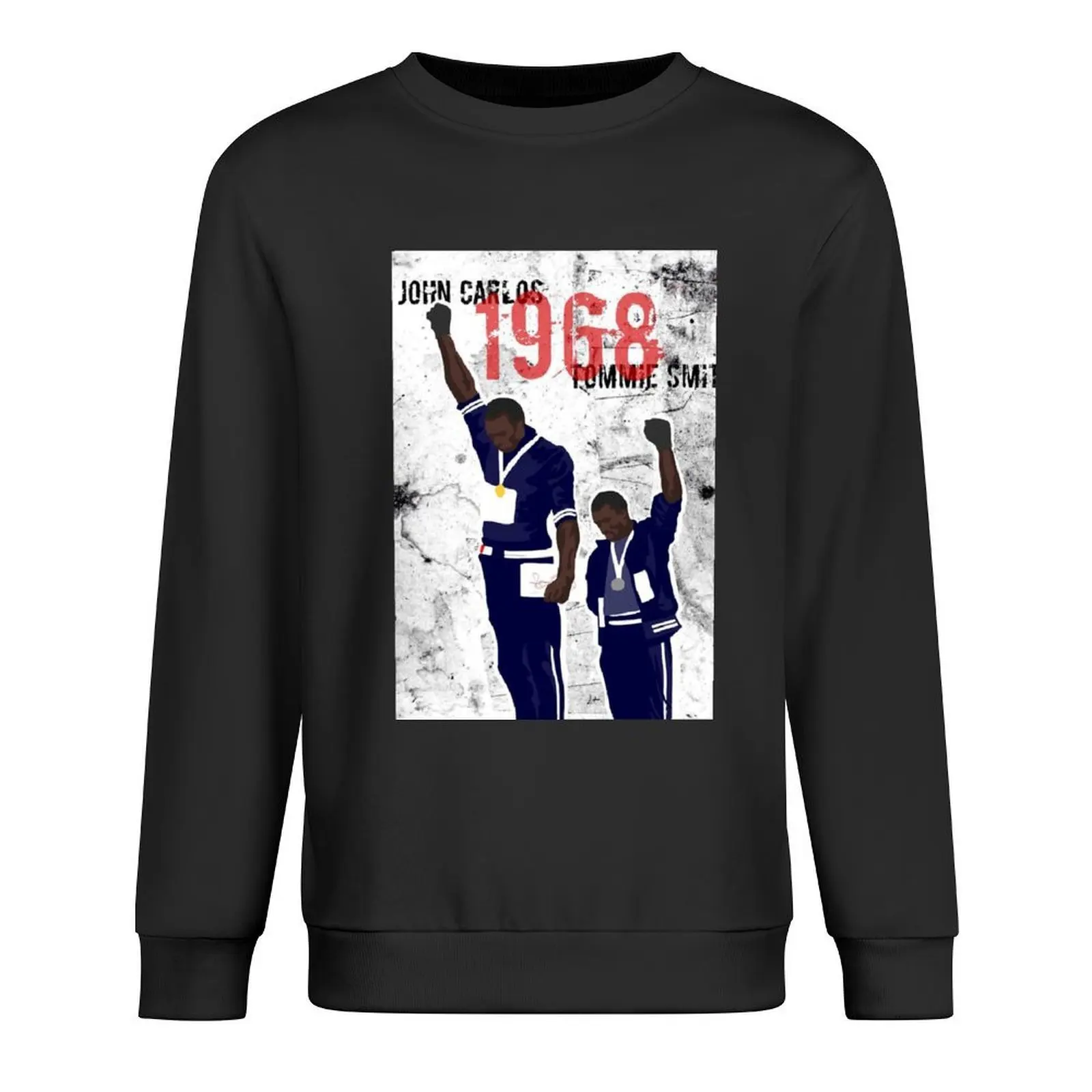 

Tommie Smith and John Carlos Pullover mens clothes blouse japanese style tracksuit sports sweatshirt man