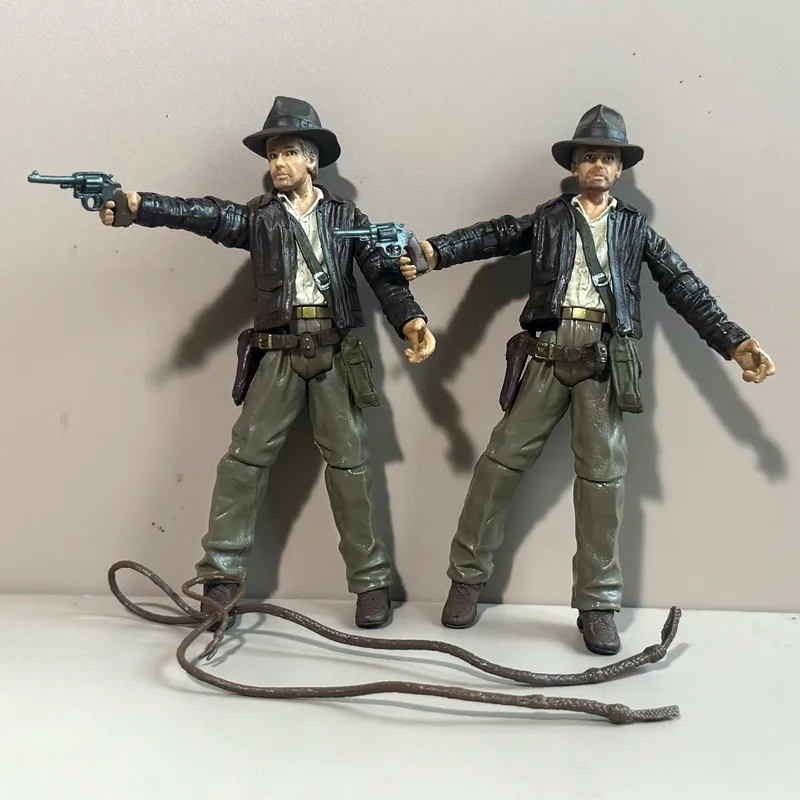 Lot 3.75inch Indy Jones Indiana Raider Ark Ford  Action Figures With Whip Gun Movie Toys Kids Gift