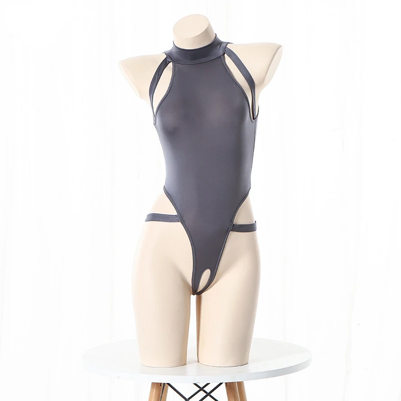 

Anime Warrior Uniform Cosplay Costume Japanese Underwear See Through Roleplay Lingerie Outfit Halloween Hollow Backless Bodysuit