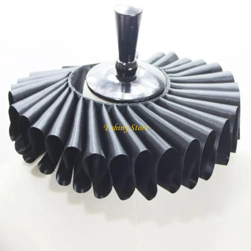 

N58F женский викторианский ренессансный елизаветинский воротник с рюшами на шее, атласный клоун, косплей, колье с ершом, костюм