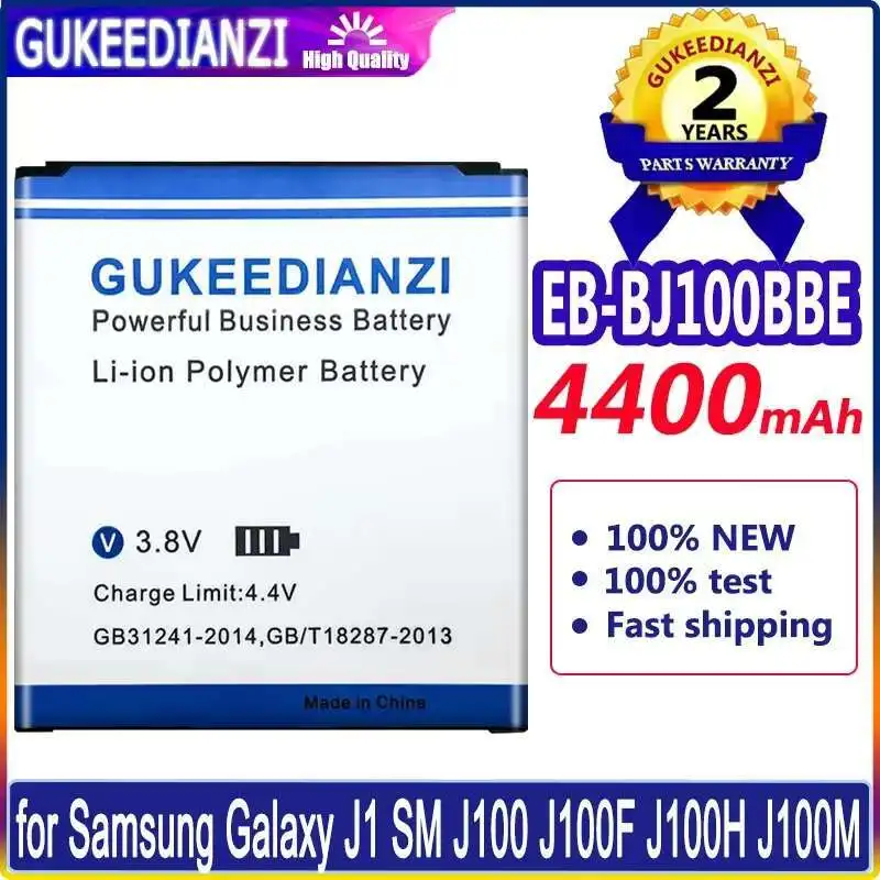 

Mobile Phone Battery EB-BJ100BBE 4400Mah For Samsung Galaxy J1 SM J100 J100F J100H J100M EB BJ100BBE
