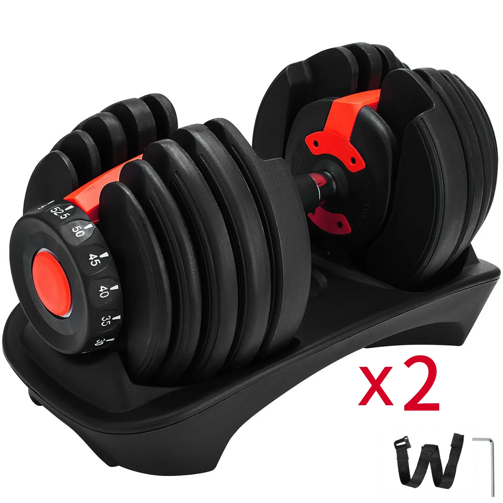 VEVOR Pro Beinstrecker 220LBS Beinstreckmaschine 24KG Verstellbare Hanteln Fitness Zuhause