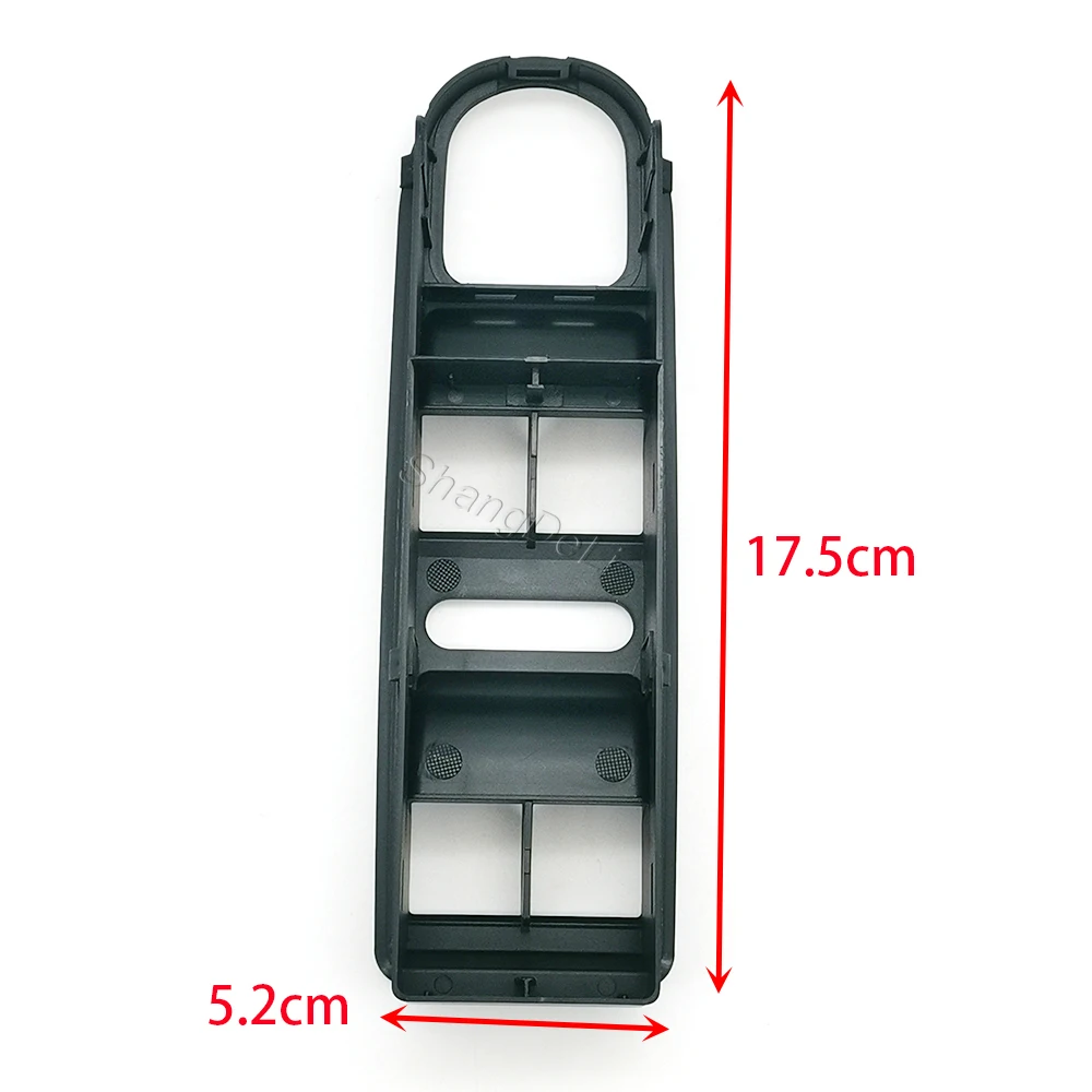 1 Stück Fensterheber-Schalterrahmen vorne links Fahrerseite passend für Golf 6 MK6 2006-2012 – Detail 2