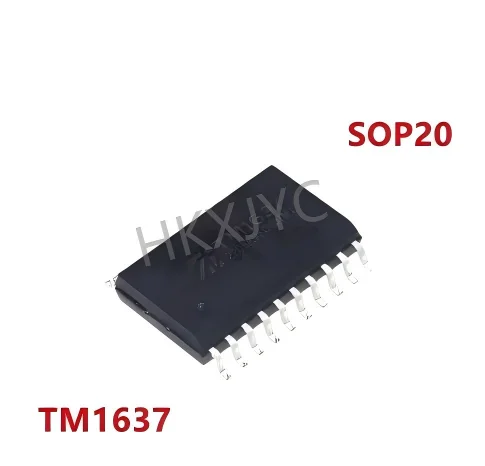 10-100/PCS New  TM1637 SOP20 LED driver control chip with keyboard scanning interface Ship Immediately