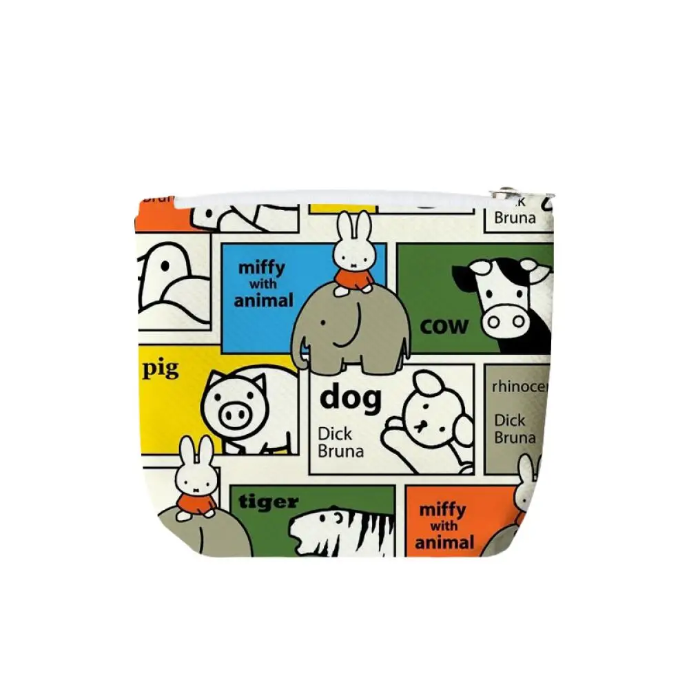 

Miffy Rabbit A Niche Cartoon Cute Coin Purse Portable Makeup Student Card Case Girls Gift Wallet Kawaii