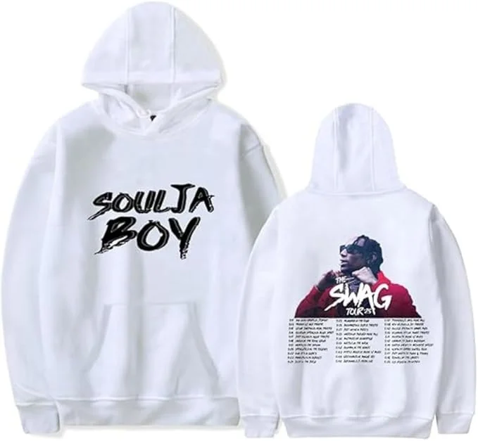 Soulja Boy The Swag Tour 후드티 그래픽 트렌디 컴프트 스트리트웨어 귀여운 에센셜 핏 쿨 긴 소매