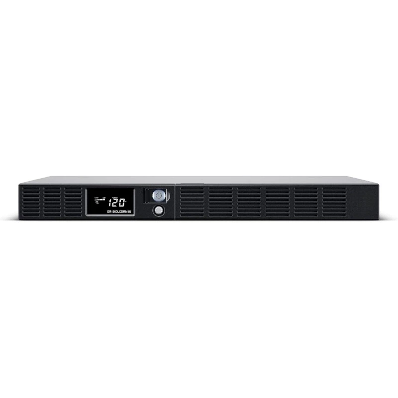 OR1500LCDRM1U Smart App LCD UPS System, 1500VA/900W, 6 Outlets, AVR, 1U Rackmount