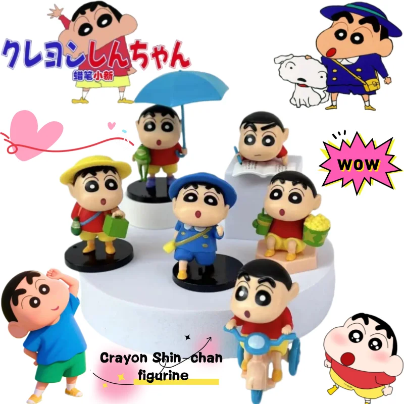 

Фигурка Крейдона Шин-чана: креативная, стильная, милая аниме-статуэтка для декора автомобиля, компьютера, рабочего стола, подарок