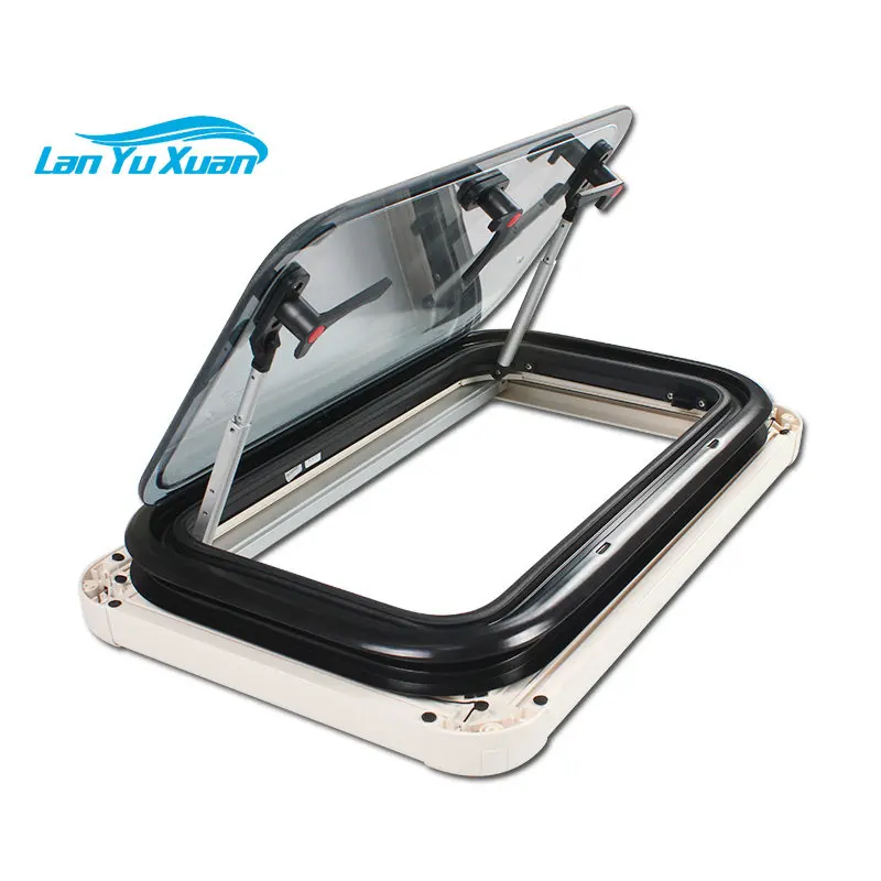 

TYTXRV OEM Camper Trailer RV Accessories 700*400 mm UV resistant high quality Circle angle outer frame teardrop car window