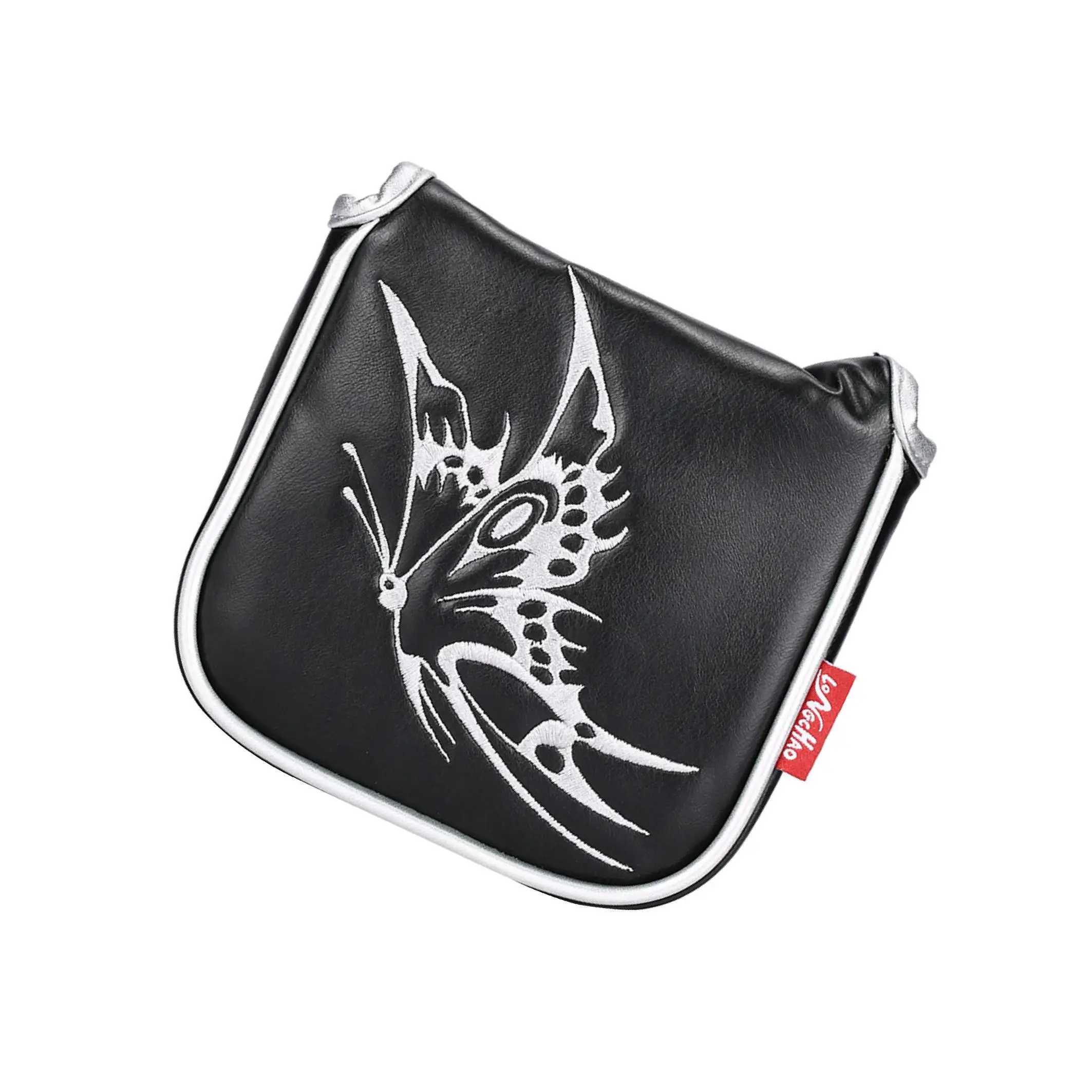 

Universal Golf Mallet Putter Cover Square Headcover Magnetic Closure Guard Scorpion White