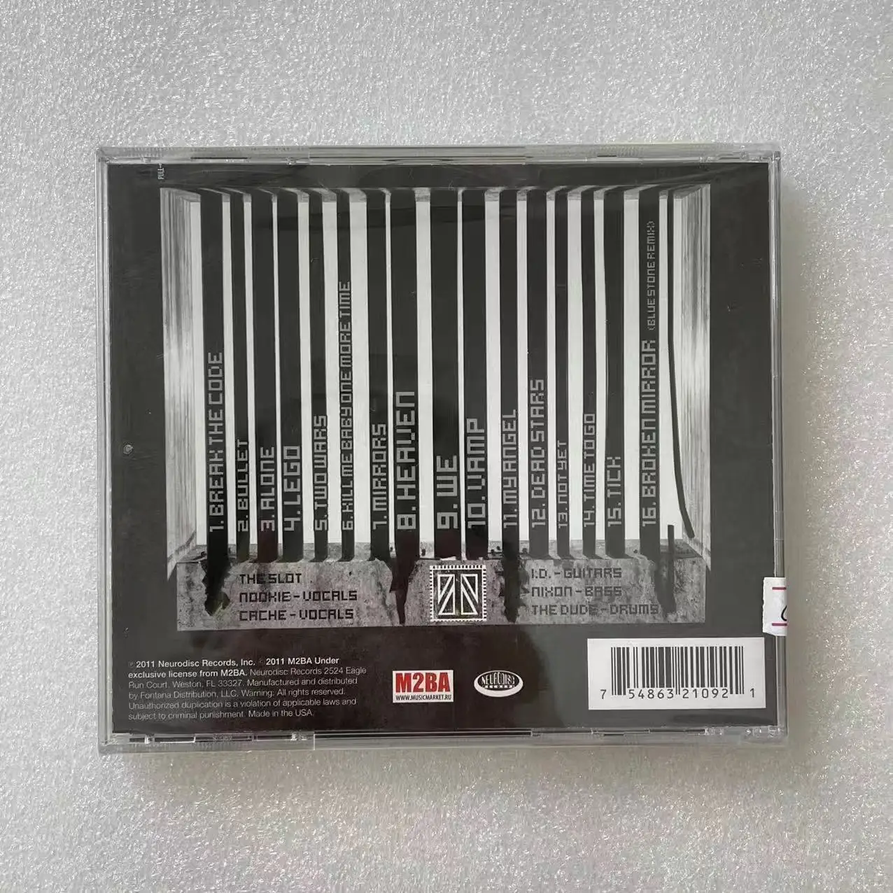 فتحة كسر الرمز الموسيقى CD أعظم الزيارات ألبوم الموسيقى سجل تأثيري وكمان سيارة صندوق الموسيقى الموسيقى الطرفية