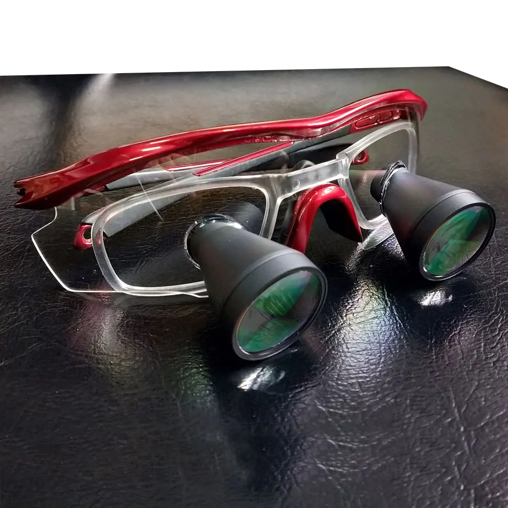 Imagem -06 - Binóculos Dental Loupe Dentist Lupa de Dentista Vidro Óptico Operação Ultra-light 330460 mm 2.5x 3.5x Ttl