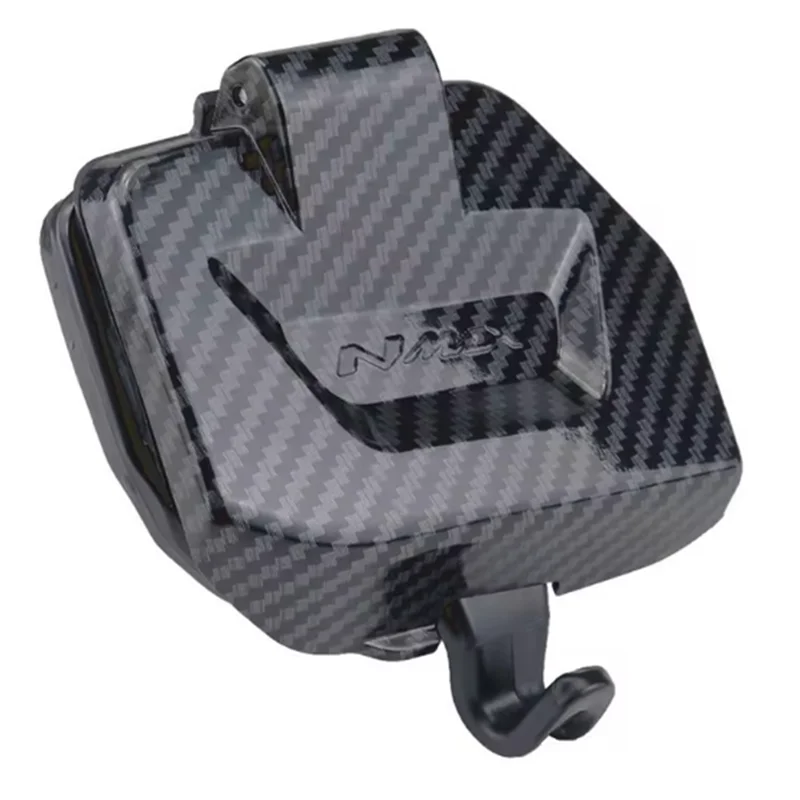 

AB61-Motorbike Tool Box For NMAX V3 NMAX155 2025 NMAX- Carbon Fiber Waterproof Storage Cover Side Pocket Lid