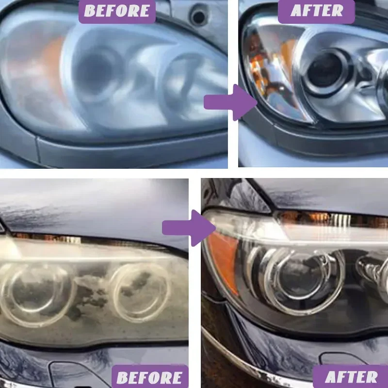 Car Headlight Restoration Agent Scratch Remover Repair Refurbish Car Polymer Protect Headligh Polish Kit Liquid Coating