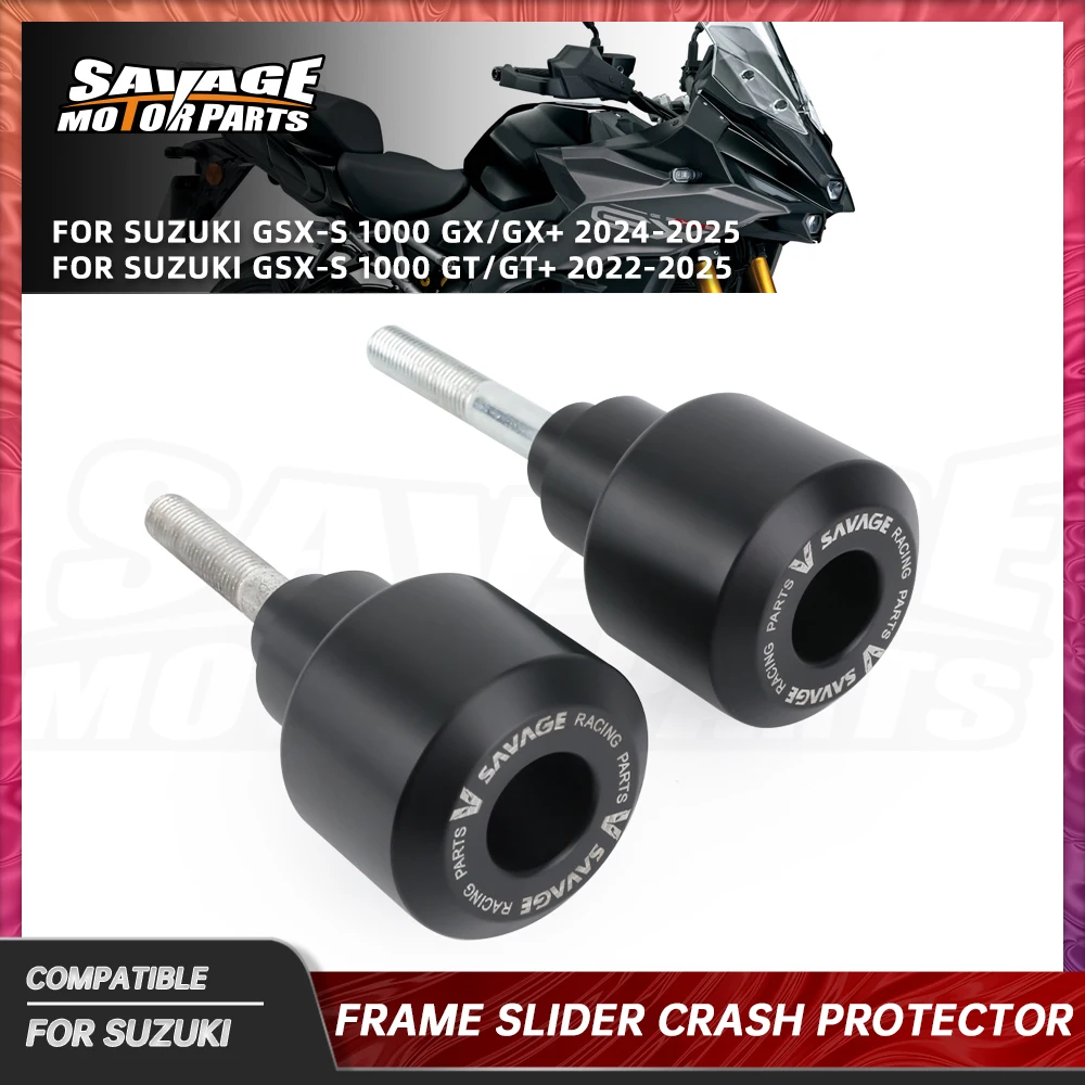 GSX-S 1000 2025 Frame Slider Crash Protector For SUZUKI GSX S 1000 GX+ GT+ 2022-2024 Motorcycle Falling Protection Bobbins Pad