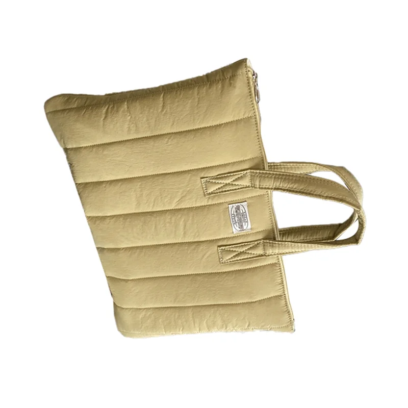 A23F-Casual Simple Pure Color Laptop Handbag Outdoor Office Travel Study Tablet PC Storage Bag For 15.6 Inch Laptop