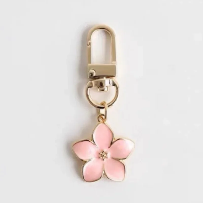 White Pear Blossom Keychain Cute Accessories Keychain Couple Matching  Keyrings Pendant Wholesale Items For Boutique