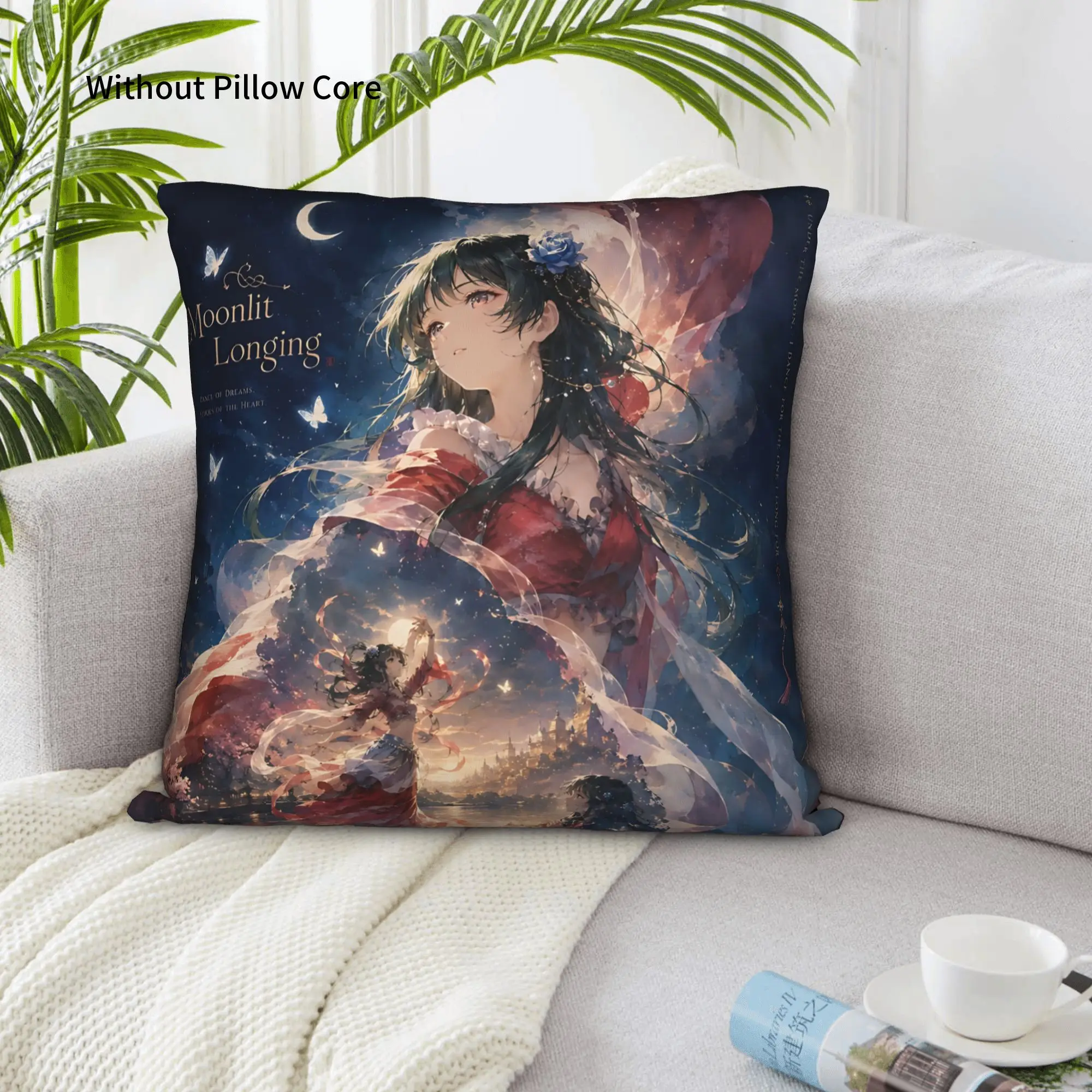 1PC The Apothecary MAOMAO Pillow Case Double-Sided Printing  Sofa Cushion Bedroom Bedside Pillow
