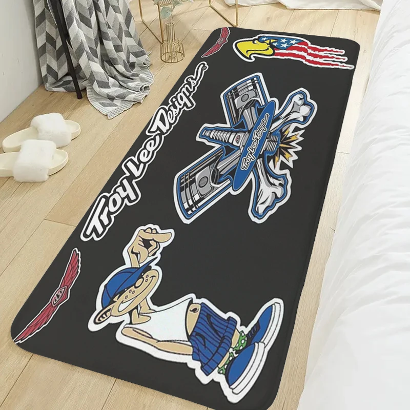 

Carpet for Bedroom T-Troy Lee Designs Kitchen Bathroom Foot Mat Non-slip Balcony Hallway Living Room Rug Custom Doormat