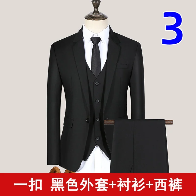 T2036 suit men\'s jacket business casual spring and autumn tops best man suit groom wedding professional formal suit small suit