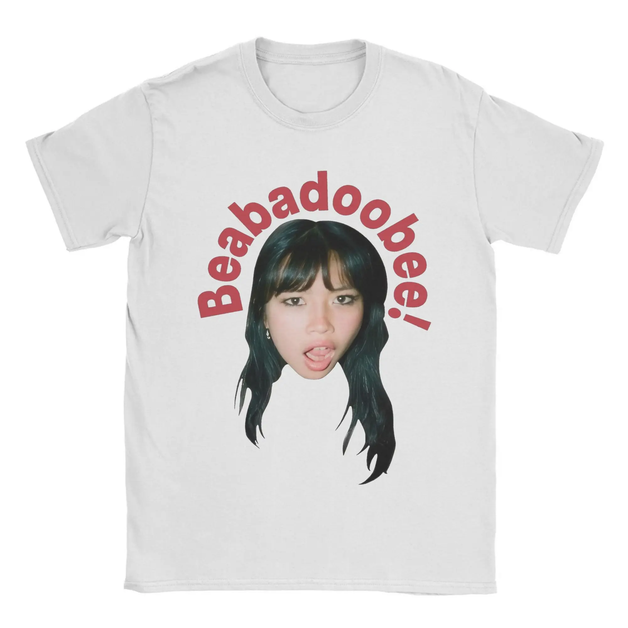 

Футболки Beabadoobee, мужские забавные футболки из 100% хлопка, футболки с круглым вырезом и короткими рукавами, 4XL, 5XL, 6XL, одежда