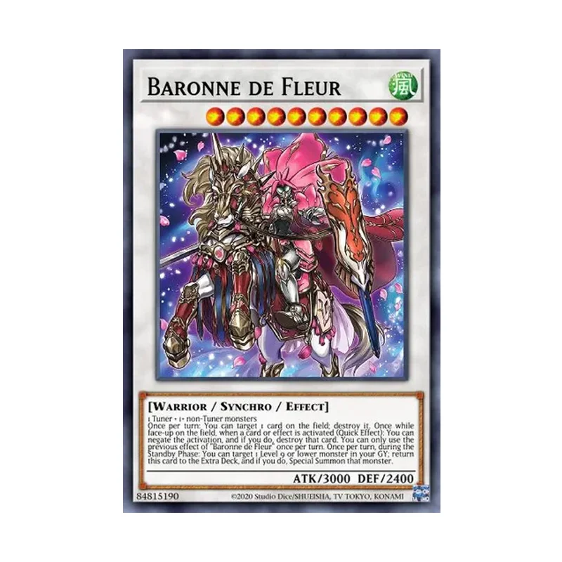 YGO Popular Extra Baralho Cartão Synchro, DIY Cartão YGO, Baronne De Fleur, Chos Angel, Jogo fácil, Master Duel, 5DS