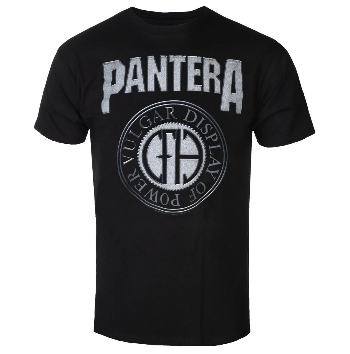 

Pantera Vulgar Display of Power Circle Pattern Printing Summer Luxury Brand Cotton Men's and Women's T-Shirts Short Sleeves