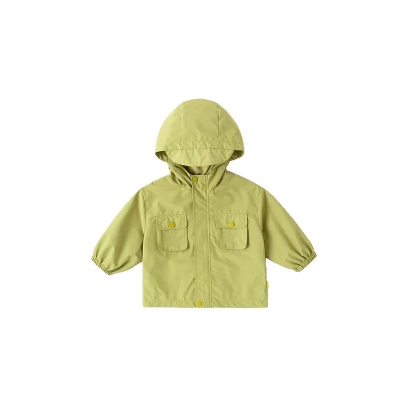 2025 الفتيات ربيع الخريف سترة واقية في الهواء الطلق المحملة واقية سترة غير رسمية معطف الطفل الكورية الأطفال ملابس خارجية الموضة