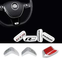 3d Aluminium Rline Embleem Auto Stuurwiel Sticker Accessoires Voor Volkswagen Gti Polo Golf Passat Scirocco Jetta Kever