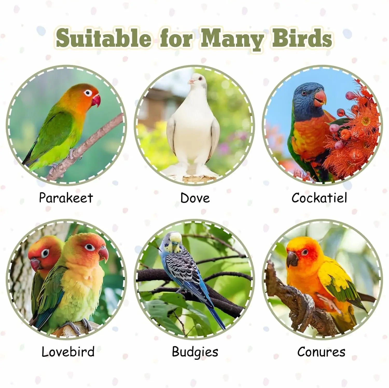 Parakeet Nesting Box Wooden: Parrot Breeding House, Bird Aviary Accessory for Budgie Cage, Cockatiel, Finch, Lovebirds, Conure