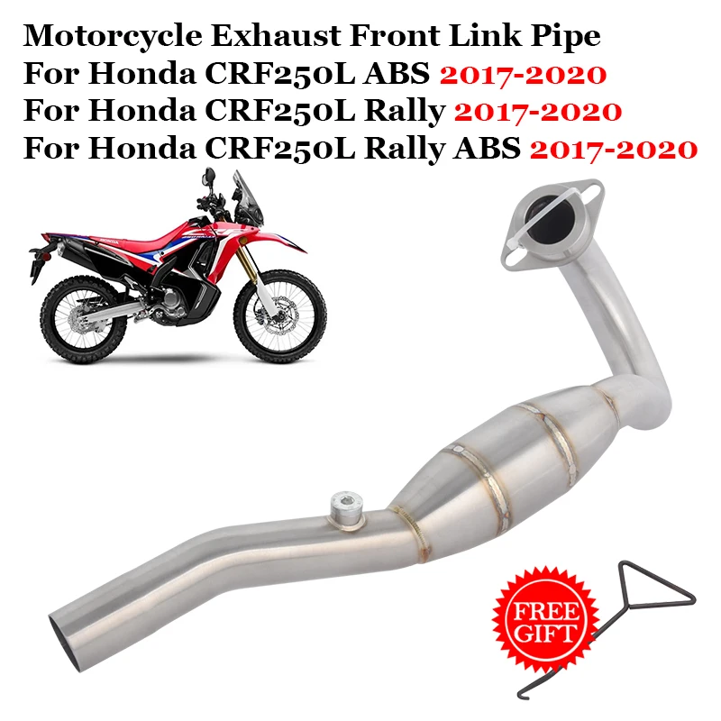 

Slip On Off-Road Motorcycle Exhaust Escape System Header Front Link Pipe For Honda CRF250 2012-2021 CRF250L Rally ABS 2017-2020