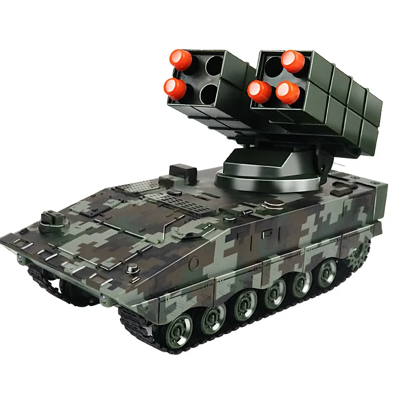 Military War 2.4g Rc Missile Vehicle Remote Control Car Battle Tank  Shoot Bullets  Boy Rc Tank Toy Gift Decor Figurine