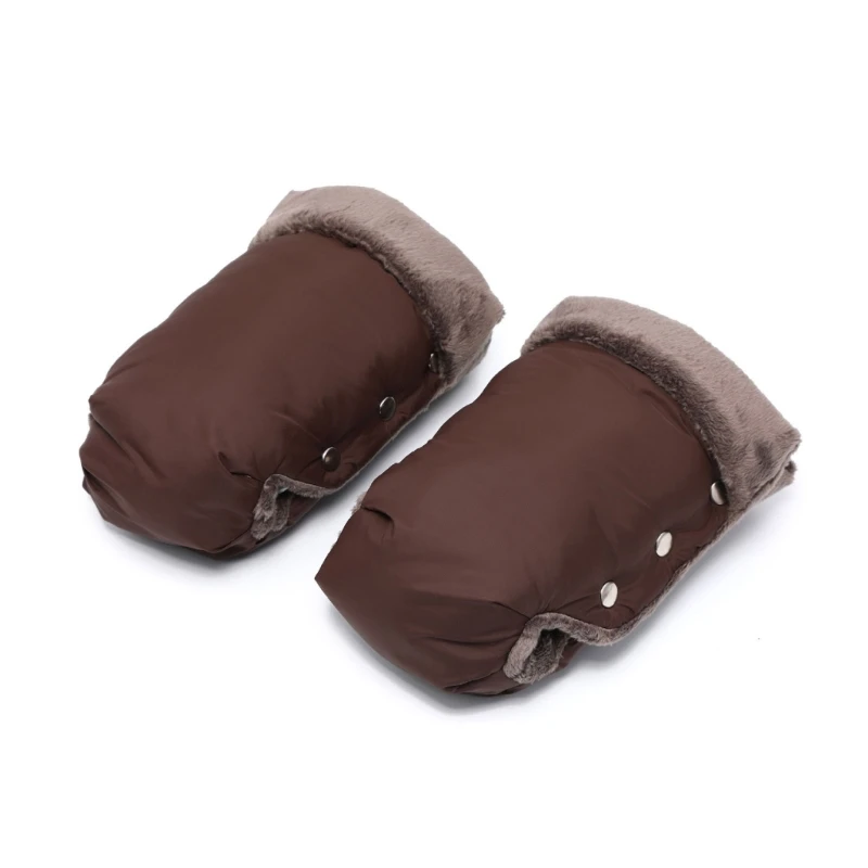 1คู่Windproof Hand MuffสำหรับPramsฤดูหนาวWarm Babyรถเข็นเด็กถุงมือกันน้ำMittensรถเข็นเด็กกลางแจ้งมืออุ่น