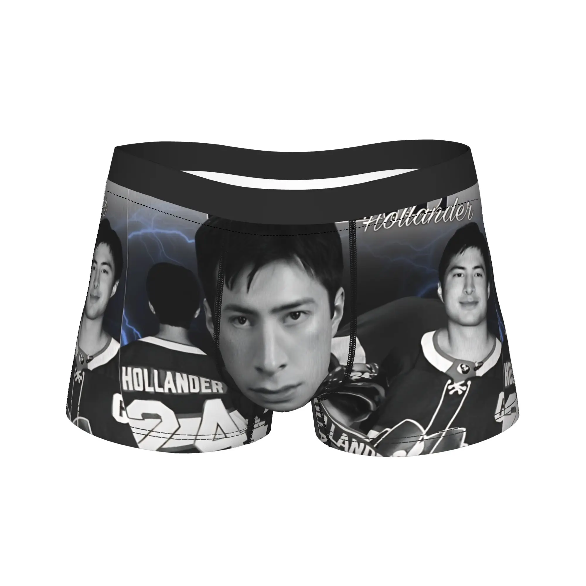 Men's Boxer Briefs Shorts Panties Shane Hollander Heated Rivalry Vintage   Polyester Underwear  Male Funny Plus Size Underpants