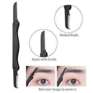 7-24 buah Set Manikur Kit Pedikur Profesional Baja Tahan Karat Kit Perawatan Gunting Kuku dengan Tas Travel Kulit Hitam 10 set pedikur penjualan terbaik - №