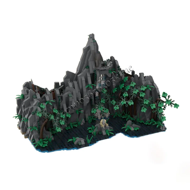 Hot 2080 PCS MOC The Forbidden Pool Modular Building Block Model Display Toy Assembly Creative Christmas Birthday Festival Gift