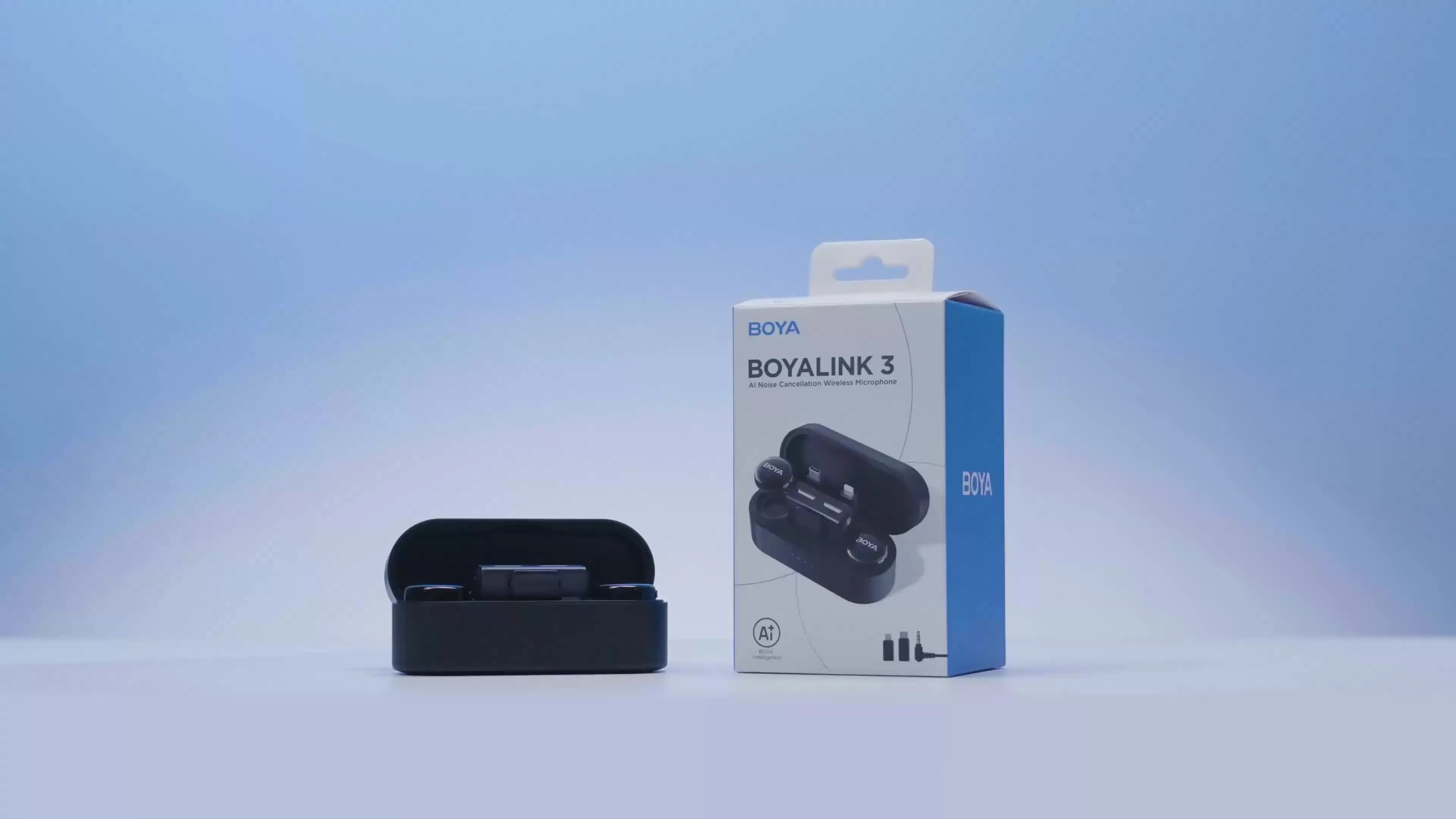 BOYA BOYALINK 3 ワイヤレスラベリアマイク iPhone USB-C Android対応