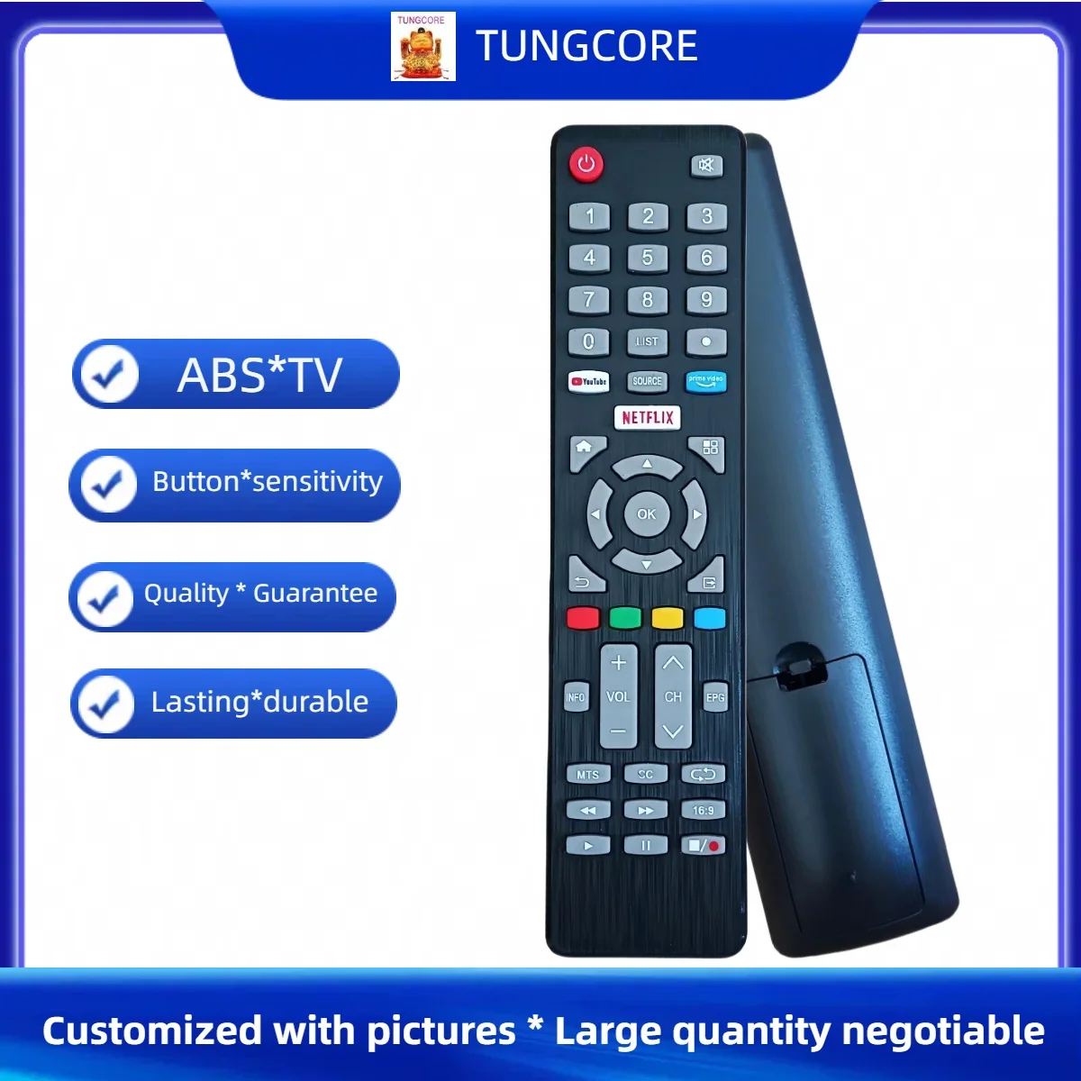 Mando a distancia para Aconatic & Atvio Atv32sm Atv-32sm 49HS534AN 50US534AN 55US534AN 58HS534AN 65US534AN 4K UHD Smart TV