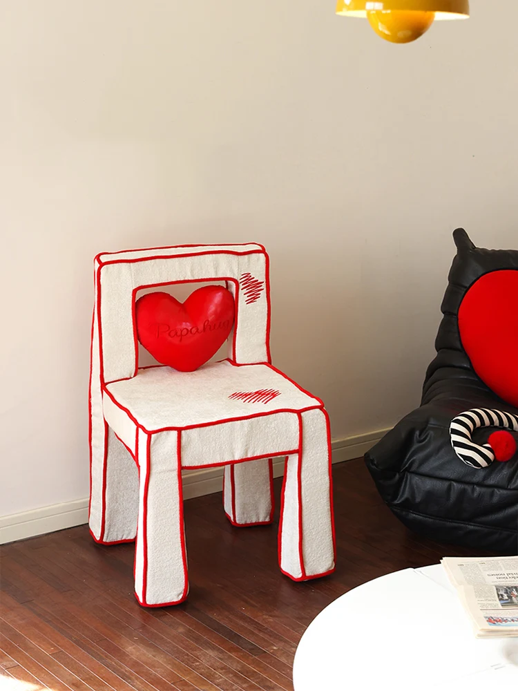 Furniture,Love Comics,Dining Chair,Luxury Living Room,Single Person Sofa Chairs,Bedroom,Backrest Makeup Stool Customized