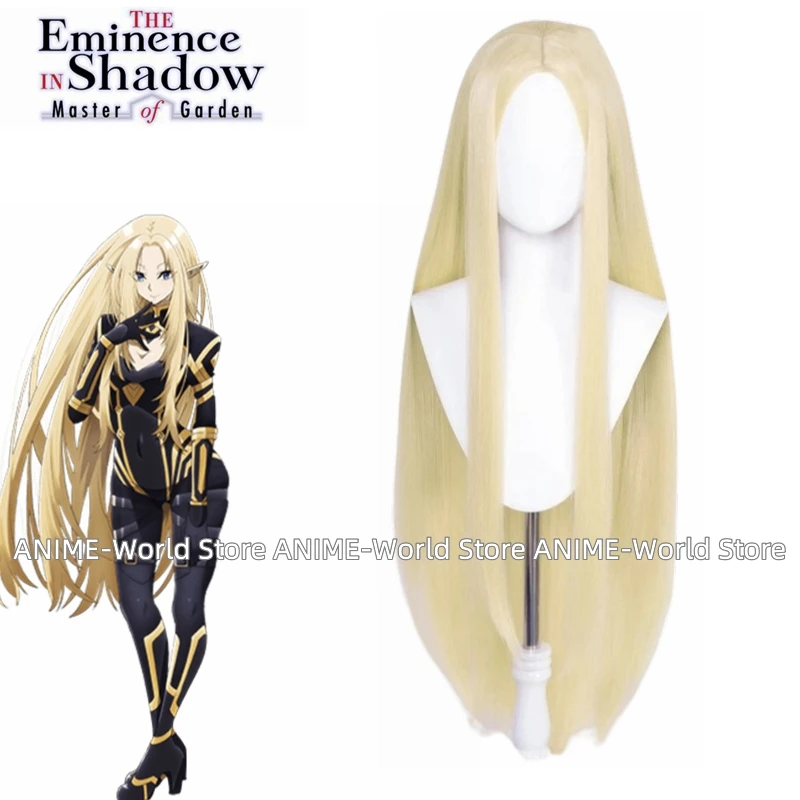 Anime The Eminence In Shadow Alpha Cosplay Costume Uniform Wig Shoes Shadow Garden Seven Shadows  Women Halloween