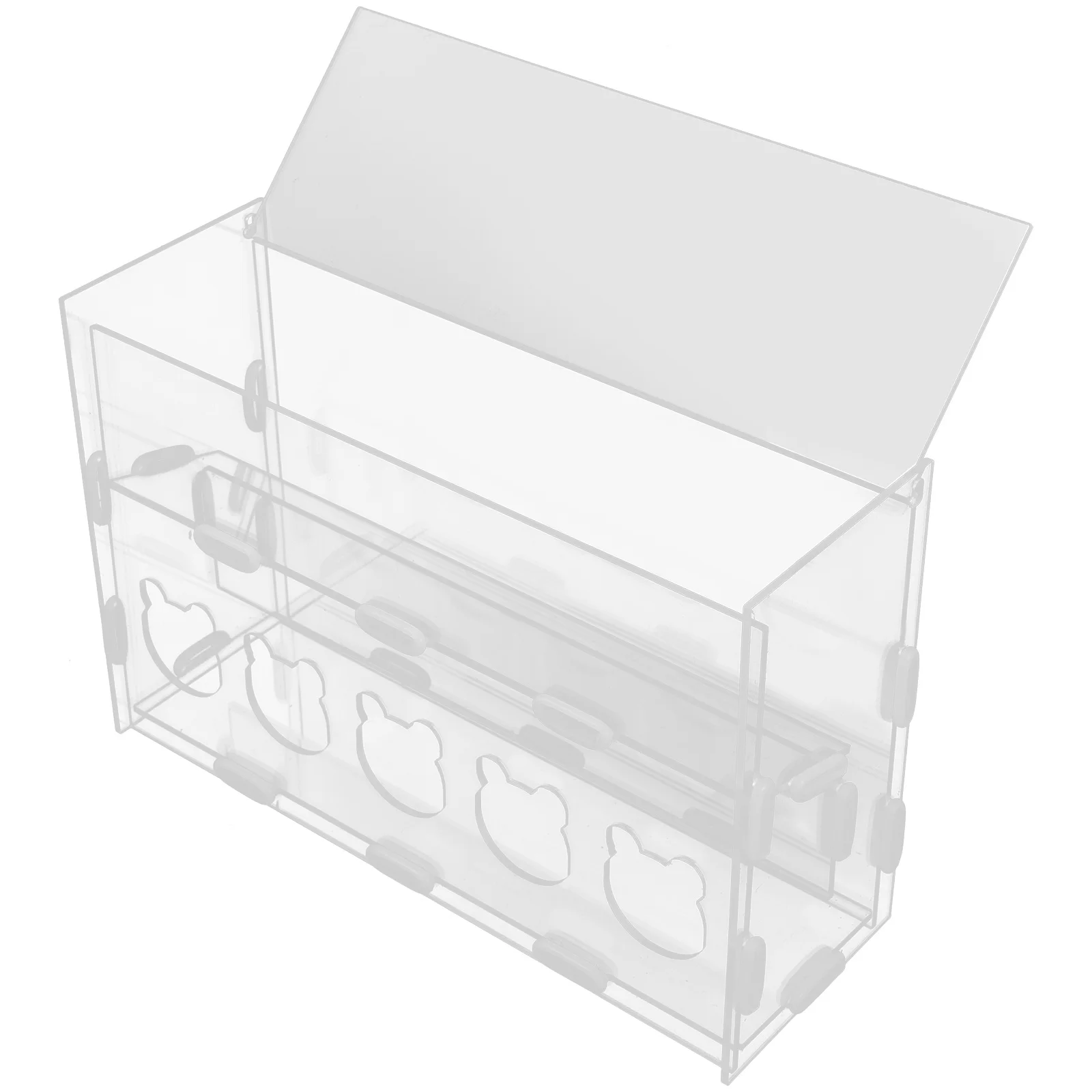 

Chicken Feeder Water Bowl Transparent Acrylic Feeding Box For Rutin Chicken Bird Parrot Pigeon Clear Food Dispenser